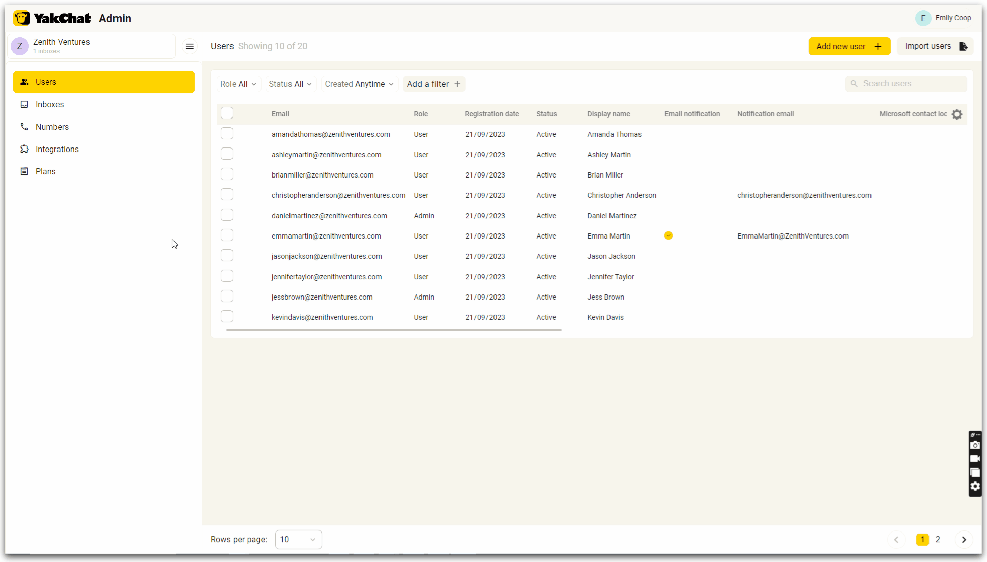 GIF to show how to edit multiple users