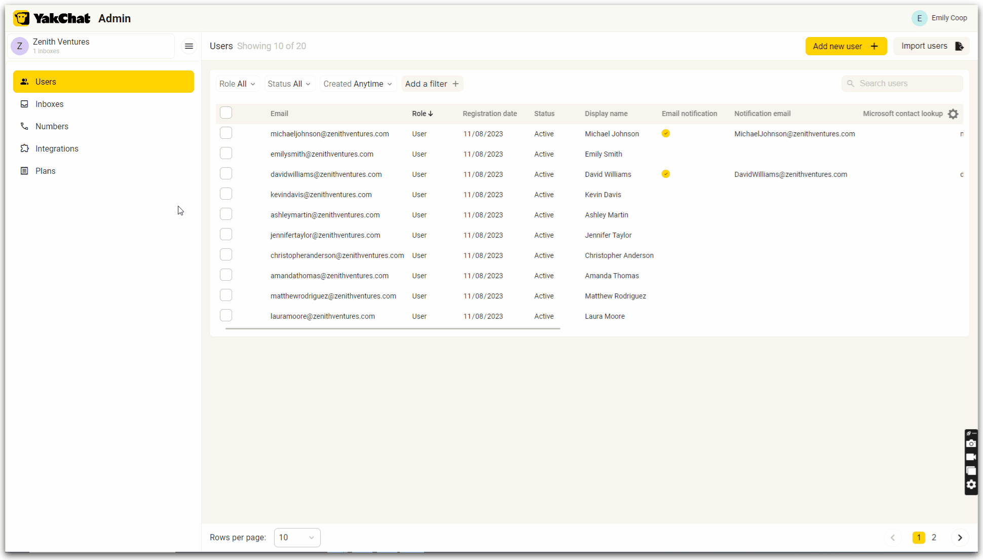 GIF to show the use of columns